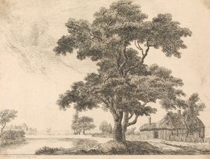 Paisaje con el castillo de Windsor de George Simon Harcourt