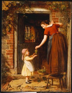 Cosechando las uvas, 1875 de George Smith