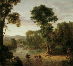 Cruzando el Vado de George Snr. Inness