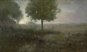 Misty Morning, Montclair de George Snr. Inness