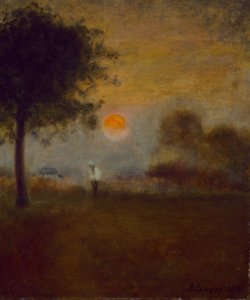 Salida de la Luna de George Snr. Inness