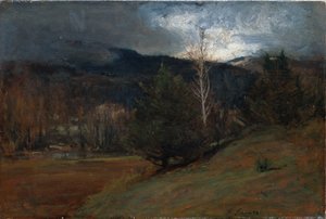 Noviembre en los Adirondacks, c.1885 de George Snr. Inness