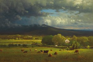 Atardecer en el río, 1867