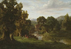 El viejo molino de George Snr. Inness