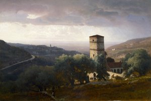 Vista de Roma desde Tívoli de George Snr. Inness