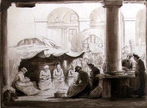 Desgranando Guisantes, Covent Garden de George Soper