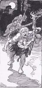 Mientras dormían, bajaron los hombres terribles, de Los Héroes publicado por George Allen y Unwin 1929