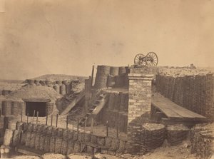 Fortificaciones cerca de Charleston, Carolina del Sur, ca. 1861 de George Stacy.