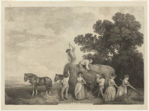 Hacedores de heno de George Stubbs
