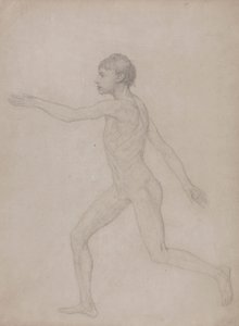 Figura humana, vista lateral (Anteproyecto para el estudio final del cuadro VIII) de George Stubbs