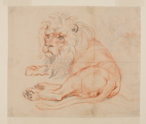 León descansando de George Stubbs