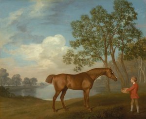 Calabaza con establo de George Stubbs