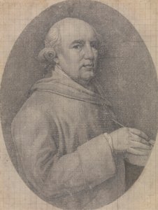Estudio para el autorretrato esmaltado de George Stubbs