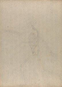 Estudio de la figura humana, vista lateral, de Una exposición anatómica comparativa de la estructura del cuerpo humano con la de un tigre y un ave común, 1795-1806 de George Stubbs