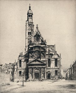 Iglesia de St Étienne-du-Mont, 1915 de George T Plowman