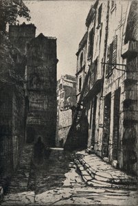 Rue des Pretres-St Séverin, 1915 de George T Plowman