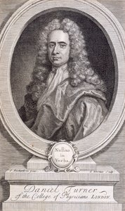 Daniel Turner, MD, LRCP, médico, 1717 de George Vertue
