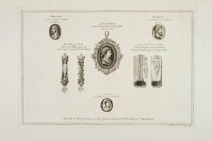 Joyas en posesión de Su Gracia Margaret Duquesa de Portland, 1749 de George Vertue
