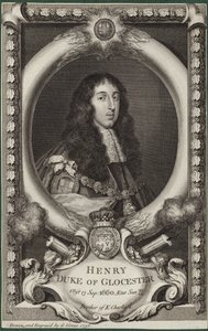 Retrato de Henry Stuart, Duque de Gloucester de George Vertue