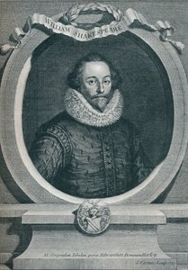 William Shakespeare 1564-1616, poeta y dramaturgo inglés, 1721, 1913 de George Vertue