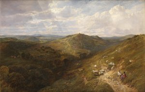 Colina del Mártir, desde Newlands Corner, Albury, cerca de Guildford