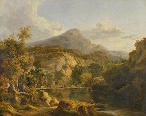 Vista en las Tierras Altas, 1827 de George Vincent