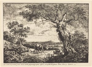 Paisaje con Dos Vacas