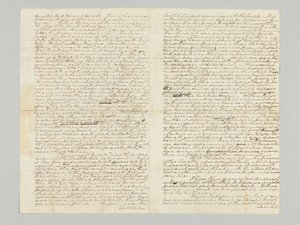 "El poder bajo la constitución siempre estará con el pueblo", carta autógrafa firmada a Bushrod Washington, 9 de noviembre de 1787