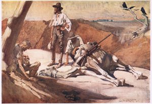 Camino al Monte Hopeless de George Washington Lambert