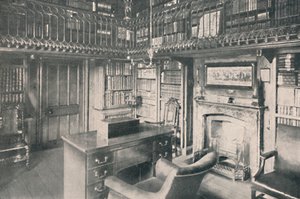 Estudio de Sir Walter Scott, Abbotsford, 1904 de George Washington Wilson