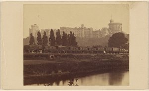 Castillo de Windsor, visto desde el río Támesis de George Washington Wilson