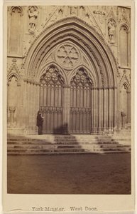 Catedral de York, puerta oeste de George Washington Wilson