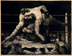 Un Ciervo en Sharkeys de George Wesley Bellows