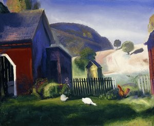 Corral y gallinas, 1924
