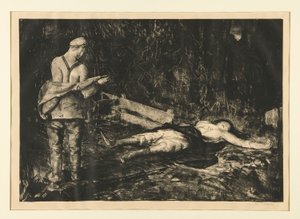 Granja belga de la serie War de George Wesley Bellows
