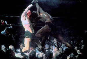 Ambos miembros de este club, 1909 de George Wesley Bellows