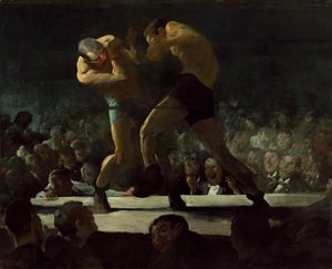 Noche de club, 1907 de George Wesley Bellows