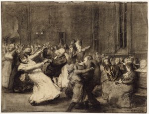 Baile en el manicomio de George Wesley Bellows
