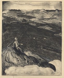 Ciudad Bailarina La Cima del Mundo, 1922 de George Wesley Bellows