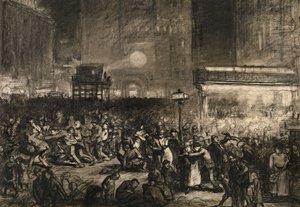 Noche Electoral en Times Square, 1906