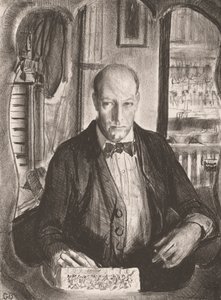 Autorretrato de George Wesley Bellows de George Wesley Bellows
