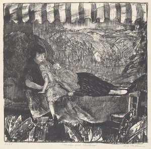 Madre e Hijos, 1916 de George Wesley Bellows