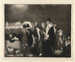 Preliminares del Big Bout, No. 8 de George Wesley Bellows