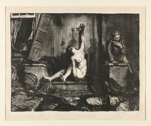 El cigarrillo de la serie de guerra de George Wesley Bellows