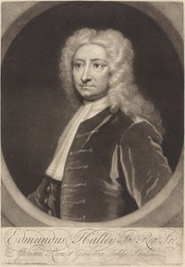 Edmund Halley de George White after Sir Godfrey Kneller