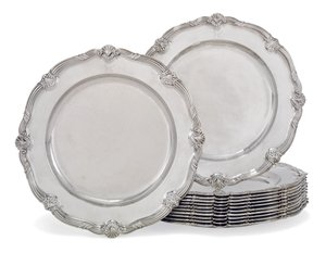 Platos de cena, El Servicio Leinster de George Wickes