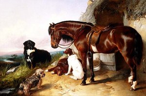 Retratos de favoritos de George Wiliam Horlor