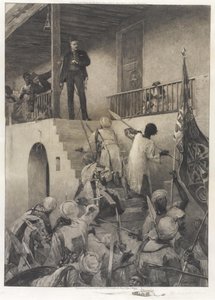 La muerte del General Gordon a manos de los seguidores del Mahdi, 26 de enero de 1885 de George William Joy