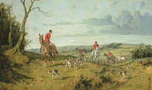 Moving off (óleo sobre lienzo) de George Wright