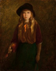 El Joven Violinista de George de Forest Brush or Brusch